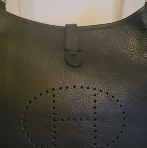 Black Hermes crossbody